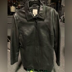 Calvin Klein Black Leather Jacket